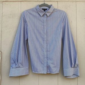 Topshop Fashion Statement Button Down Shirt